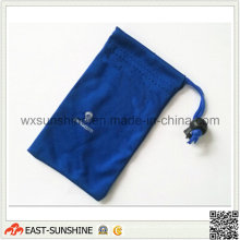 Bolsa Azul de Microfibra para Óculos (DH-MC0396)